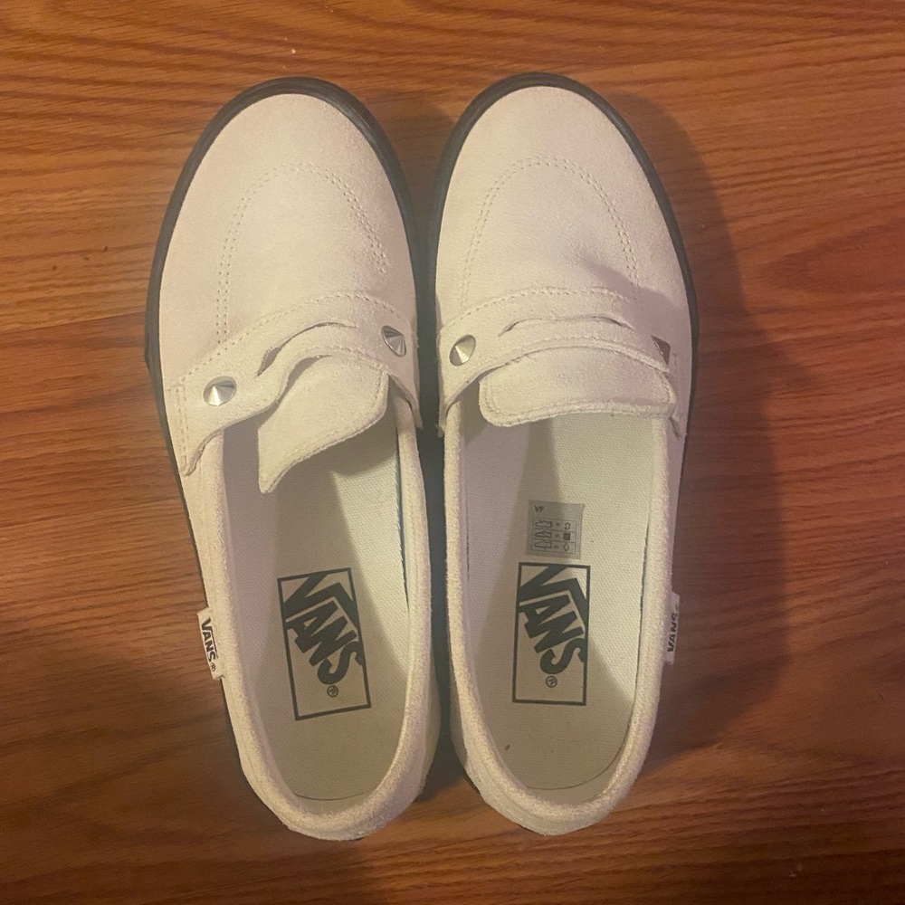Vans White and Black Sneakers